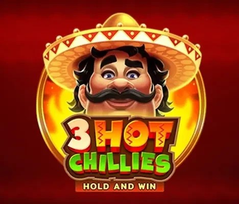 Official Slots logo: 3 Hot Chillies by 3 Oaks Gaming at BetRiot