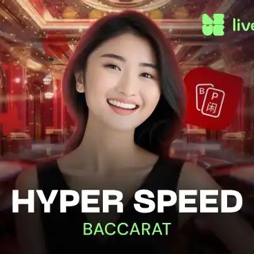 Hyper Speed Baccarat slot icon by Evolution, available at BetRiot