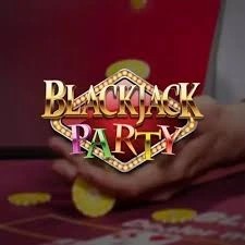 Blackjack Party casino game by Evolution – featured logo at BetRiot