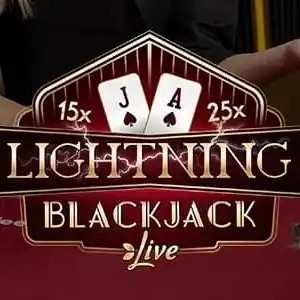 Lightning Blackjack logo – Live Dealer by Evolution at BetRiot